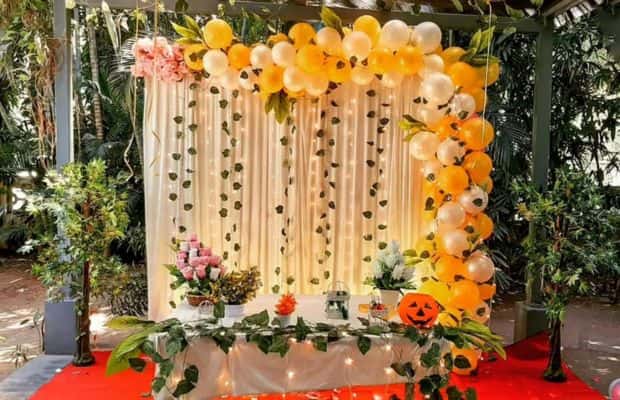 Balloon Decoration in Haldi Function